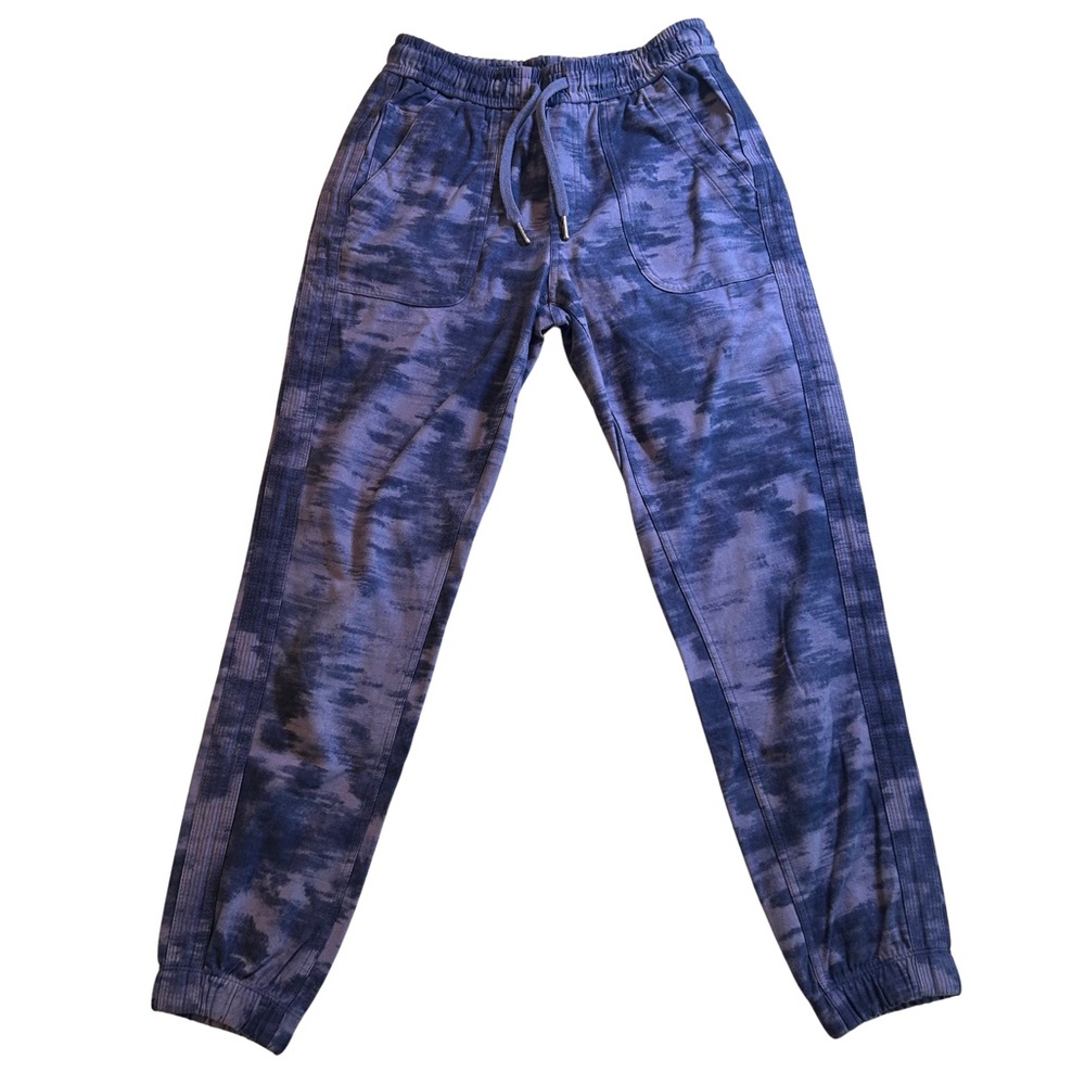 Athleta Farallon Printed Jogger Inversion Medieval Violet Tie Dye